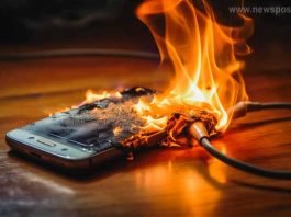 blast in mobile phone