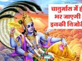 Chaturmas 2024 : बदलेगी इन राशियों की किस्मत, चातुर्मास में होगी धन की बौछार Chaturmas 2024